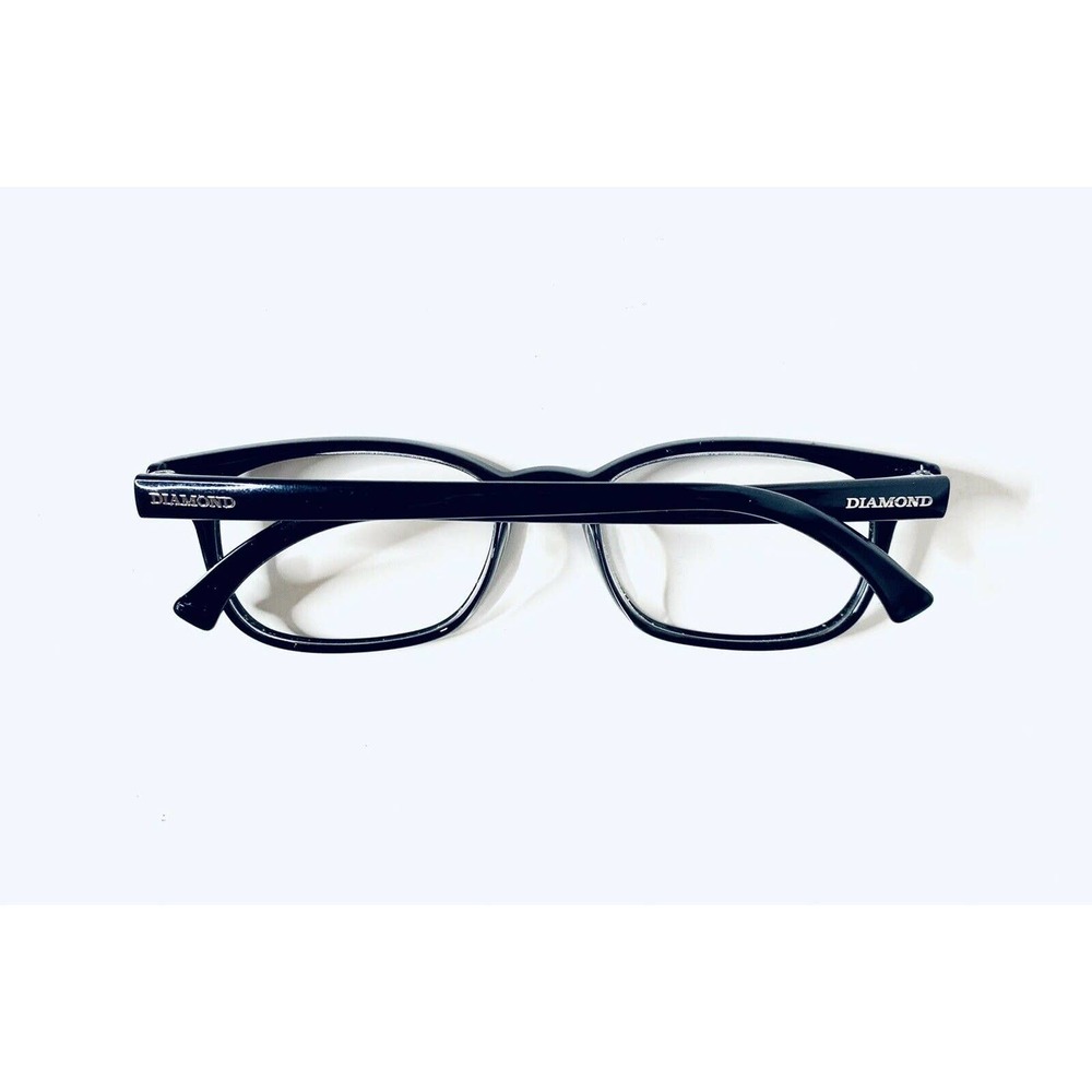 Diamond Black Clear Lucite Rectangular Glasses - image 7